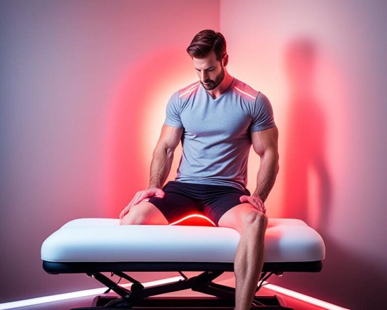 Rood licht therapie voor Spierherstel
