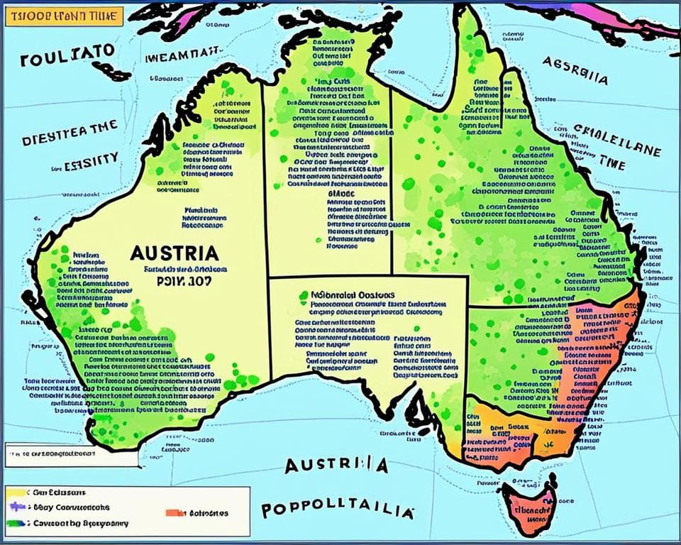 bevolkingscijfers Australië