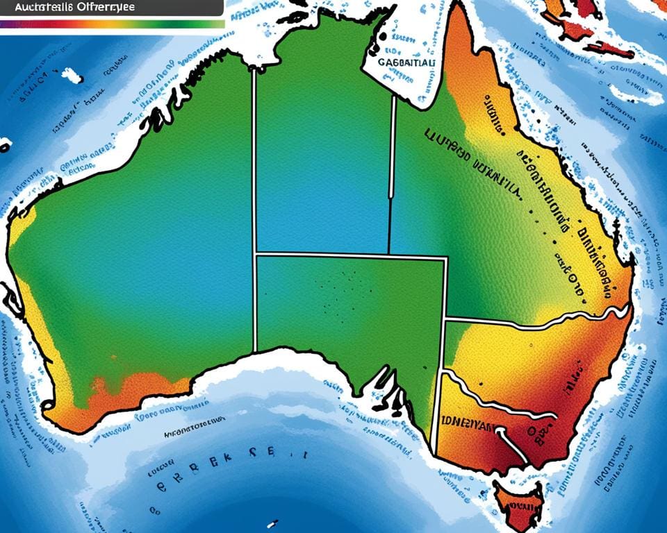 wat is de bevolkingsdichtheid van australie