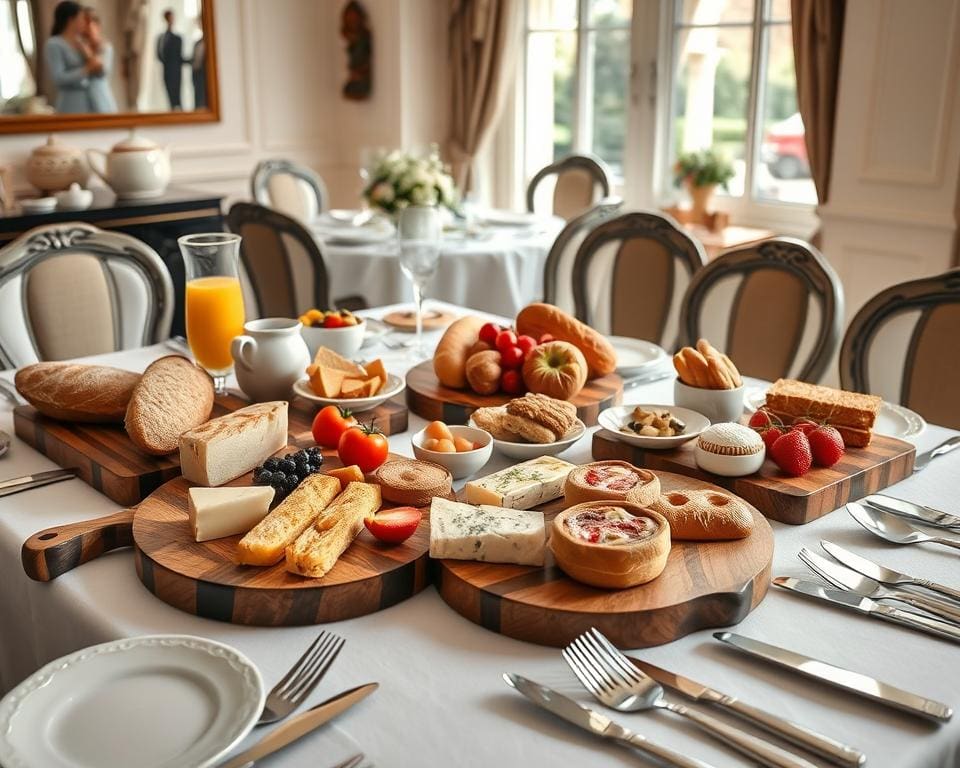 luxe broodplanken voor een chique ontbijttafel