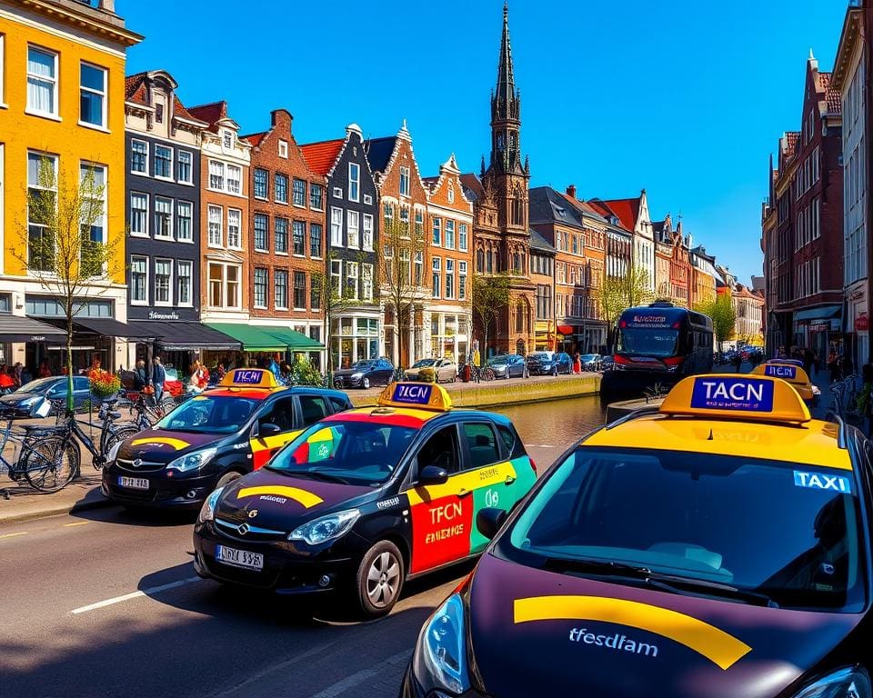 taxi op rekening Amsterdam