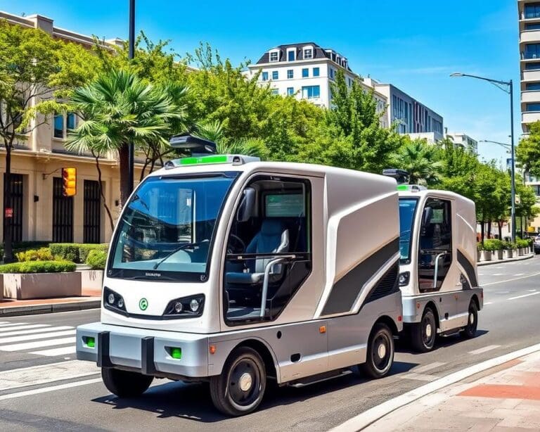 Elektrische veegmachines voor stadsreiniging