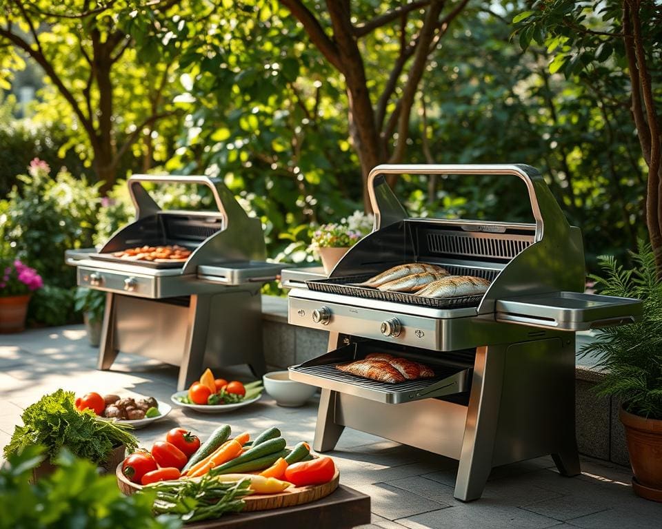 Elektrische visgrills voor buitenshuis koken