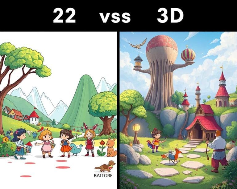 Het verschil tussen 2D en 3D animatie uitgelegd