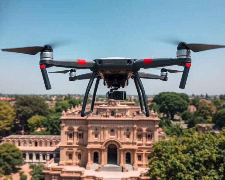 Hoe drones historische gebouwen inspecteren
