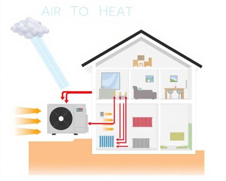 Hoe werkt een lucht-water warmtepomp in woningen?