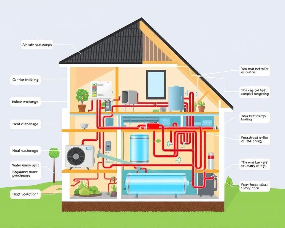 hoe werkt een lucht-water warmtepomp in woningen?