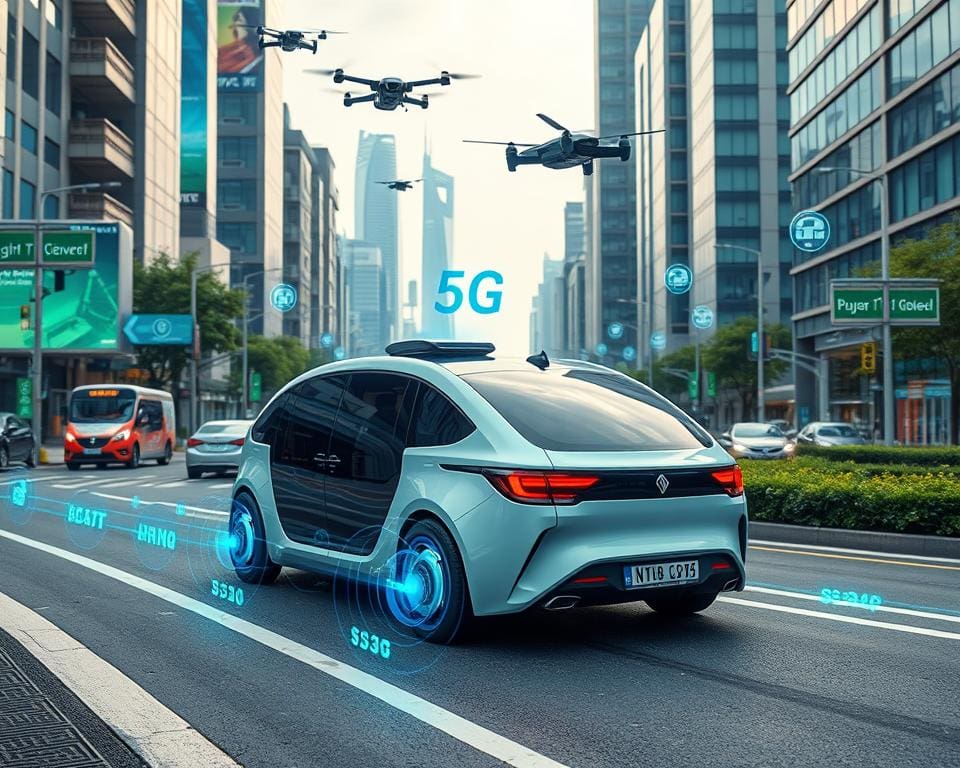 5G-connectiviteit voor autonome voertuigen