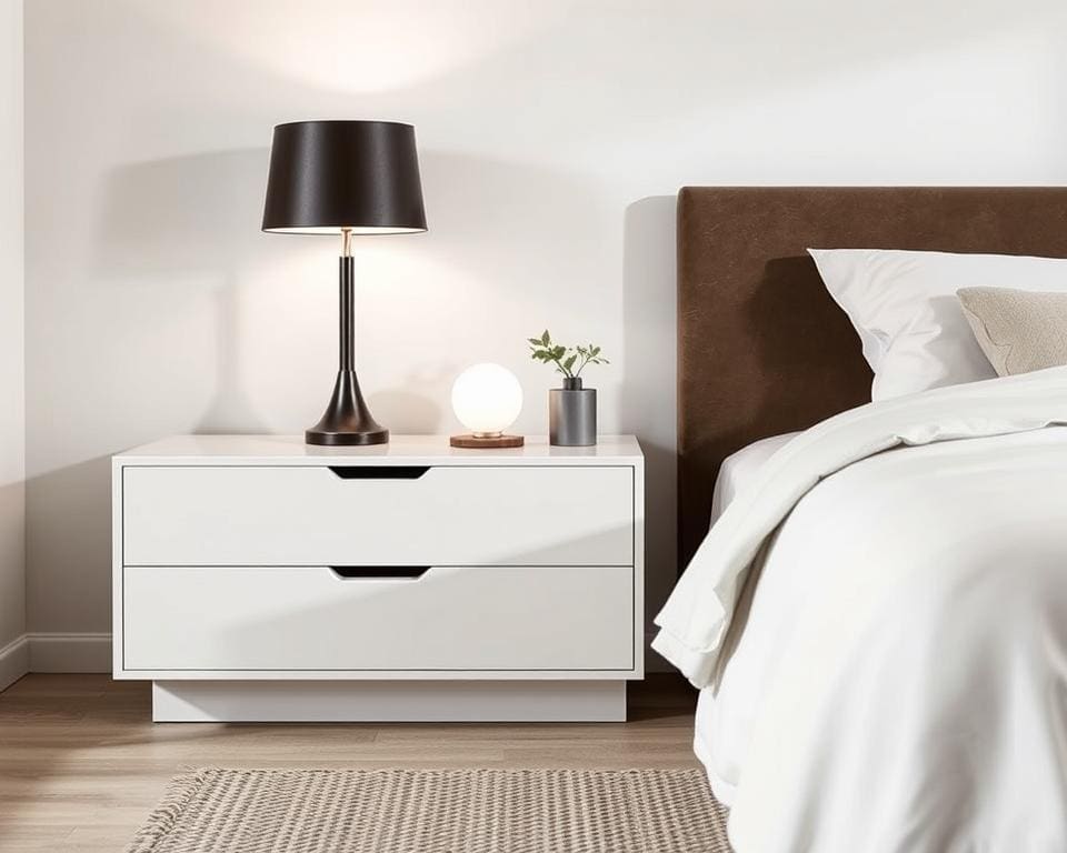 Interlübke-nachtkastjes: minimalistisch Duits design