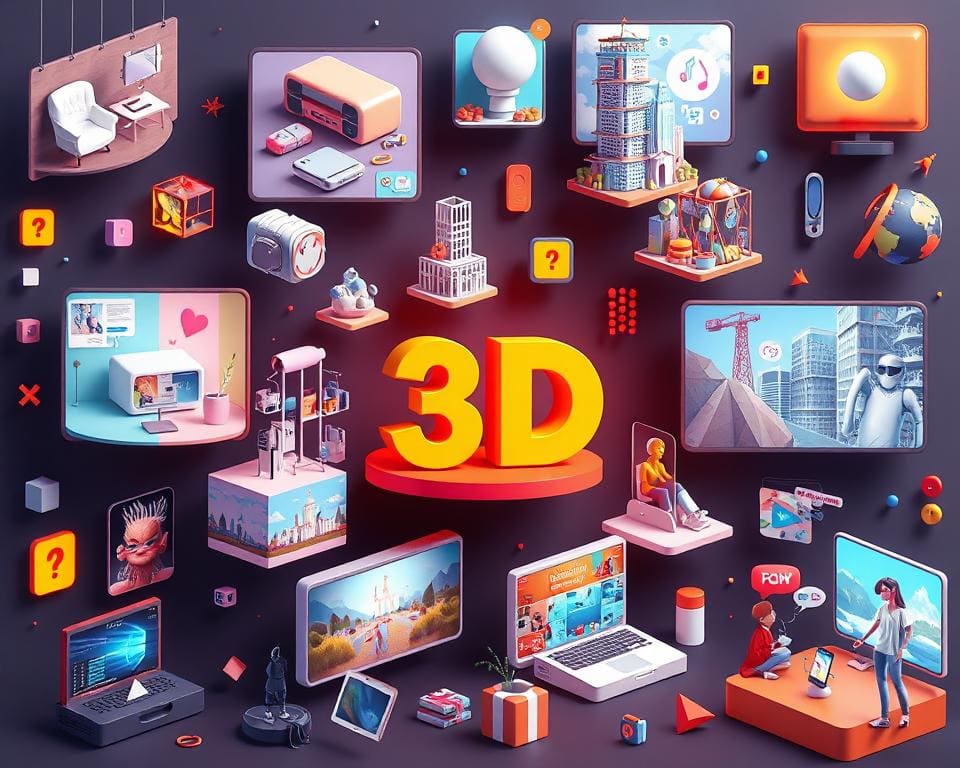 toepassingen van 3D visuals