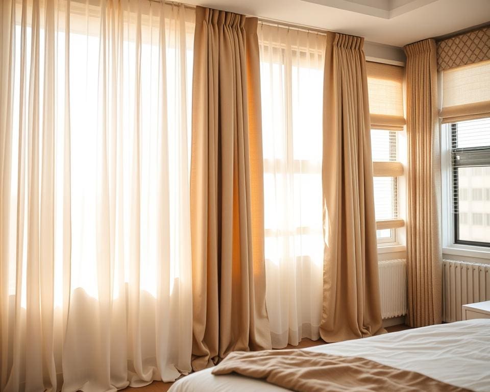Soorten gordijnen voor de slaapkamer