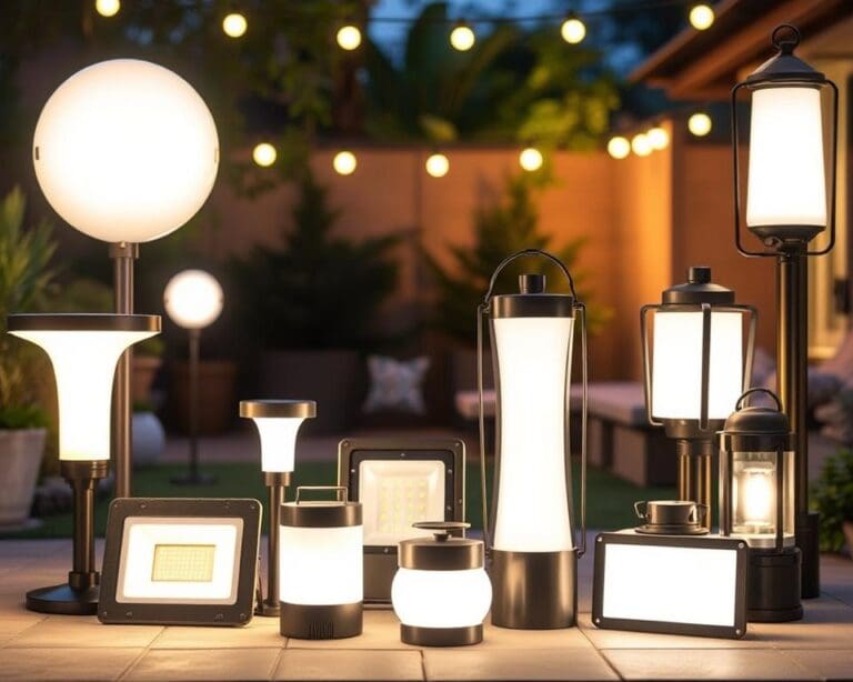 Oplaadbare ledlampen voor buiten