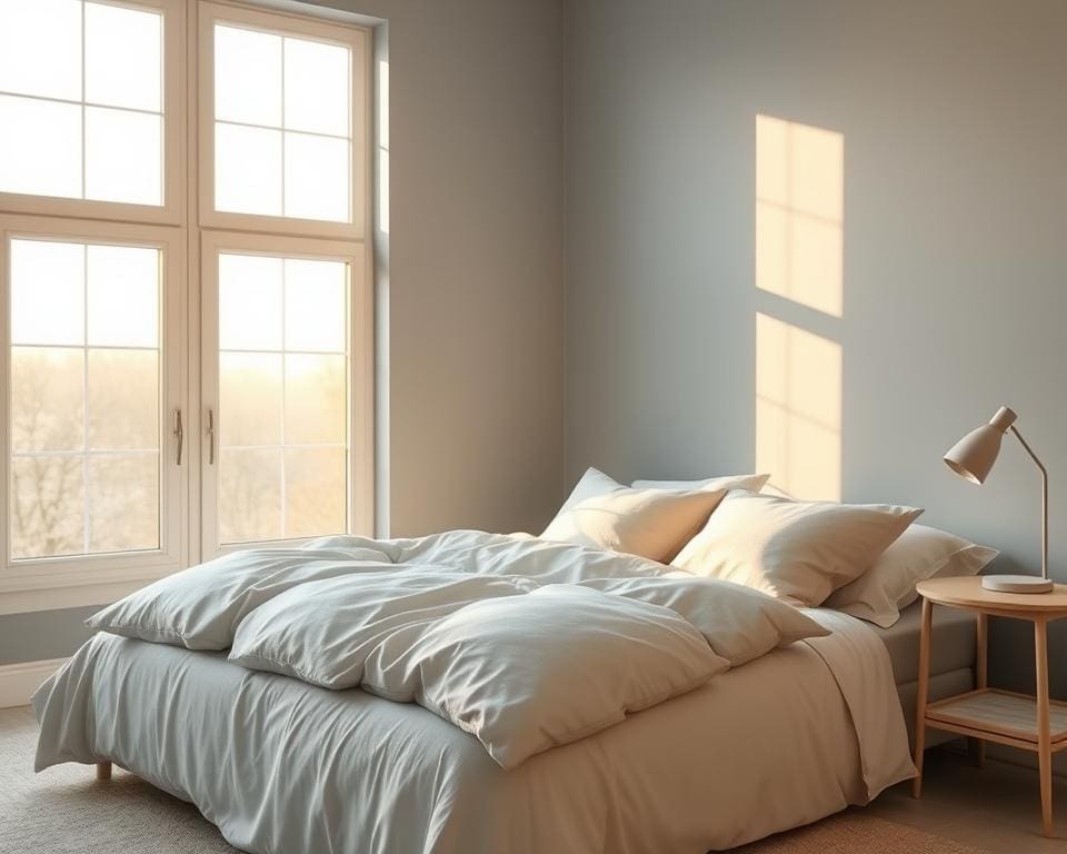 Slaapkamer kleuren die rust uitstralen