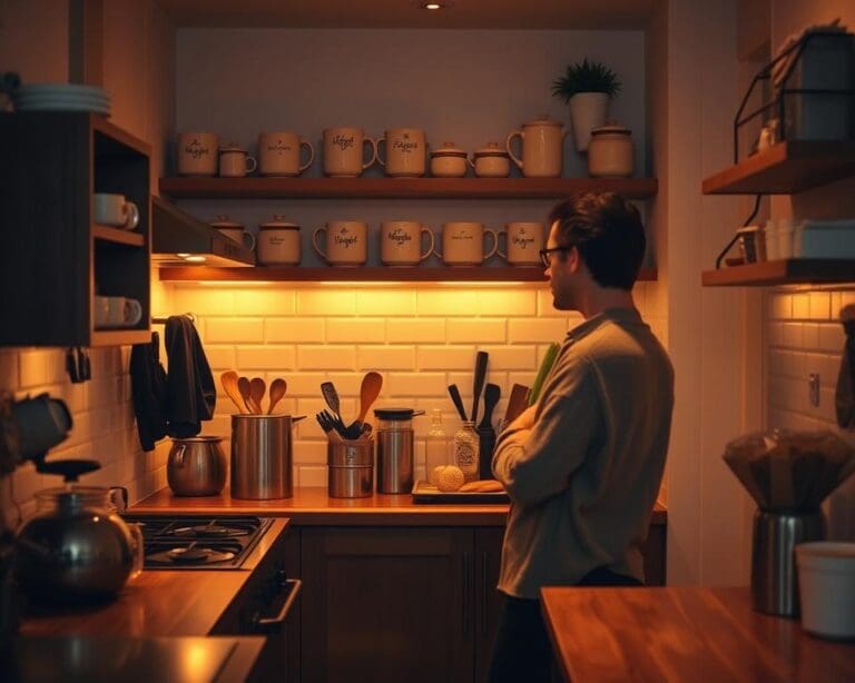Hoe creëer je een fijne sfeer in een smalle keuken?