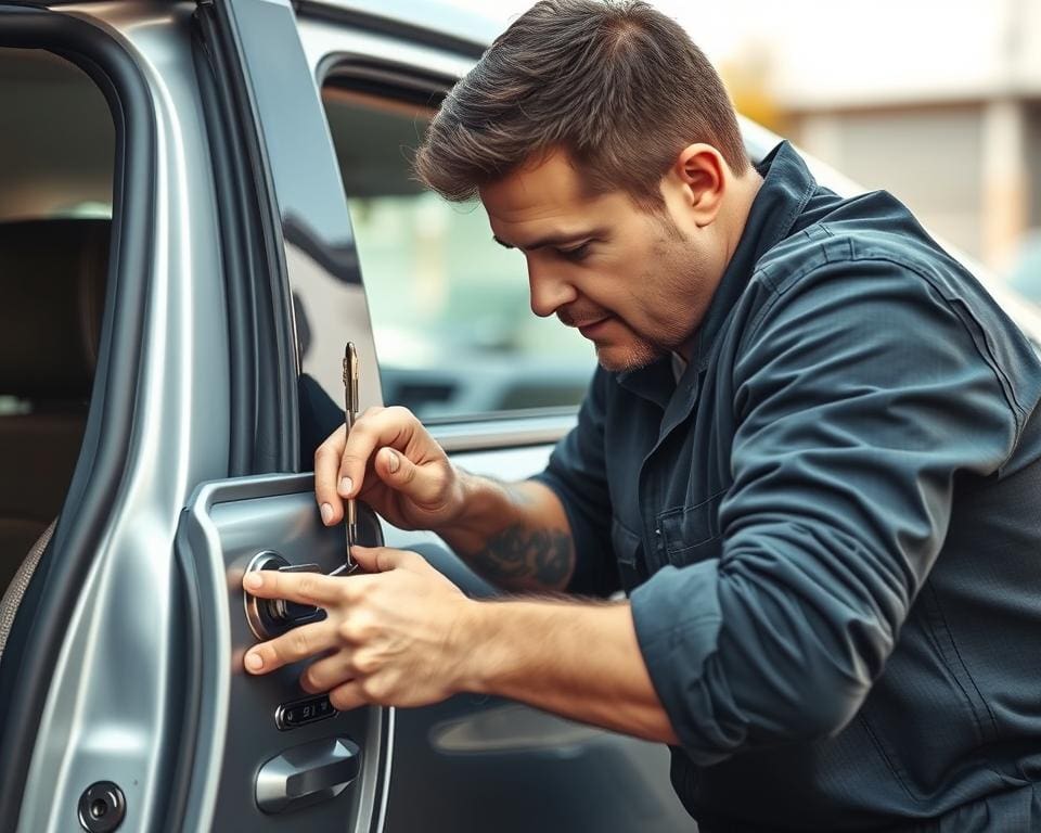 Kan een slotenmaker een autoslot openen?