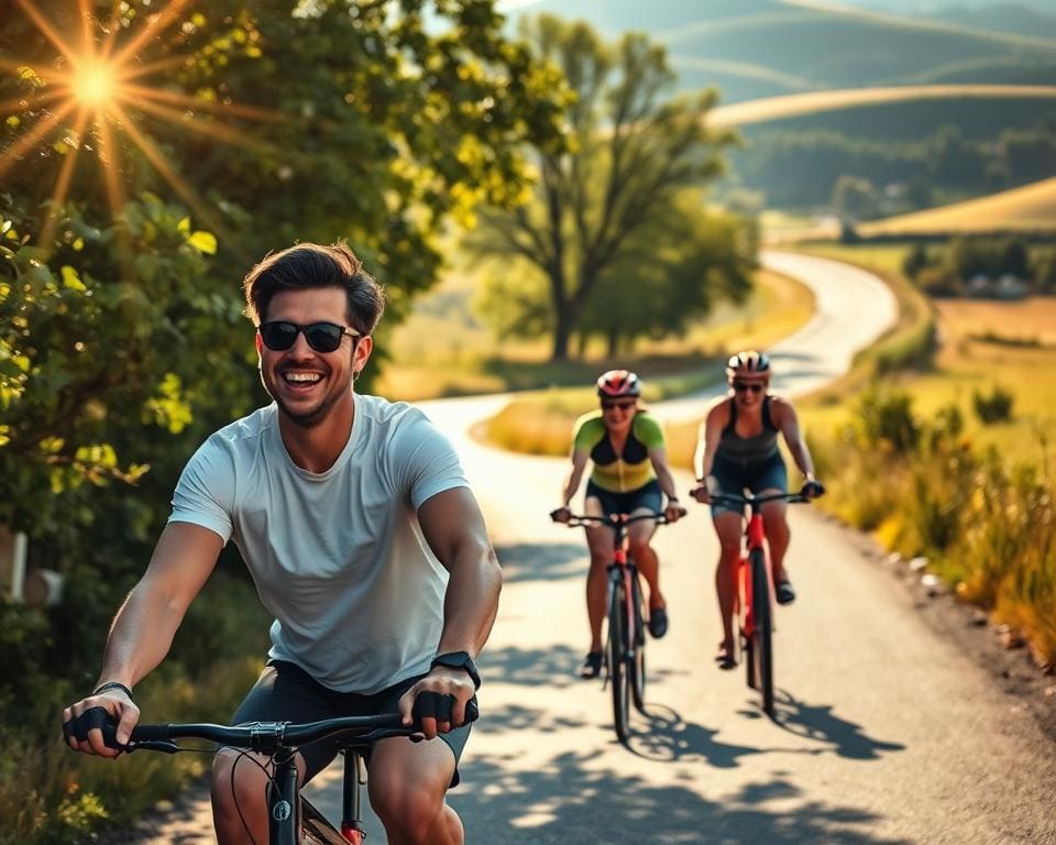 Waarom fietsen met vrienden
