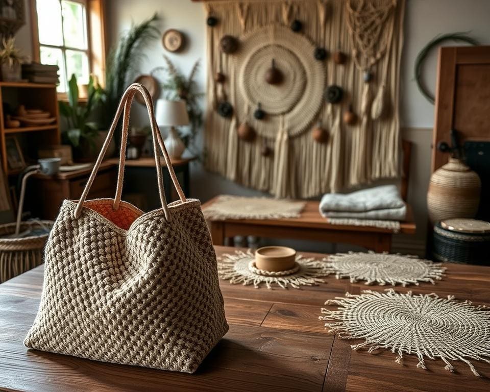 Wat zijn creatieve toepassingen van neteldoek?