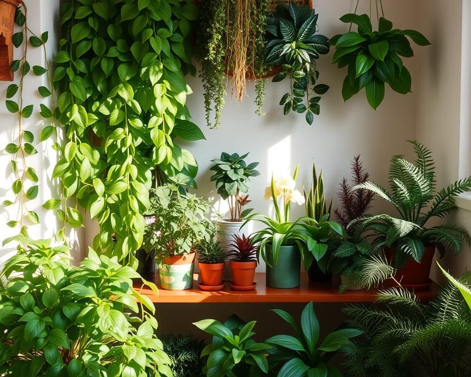 Wat zijn originele ideeën voor een plantenhoek?