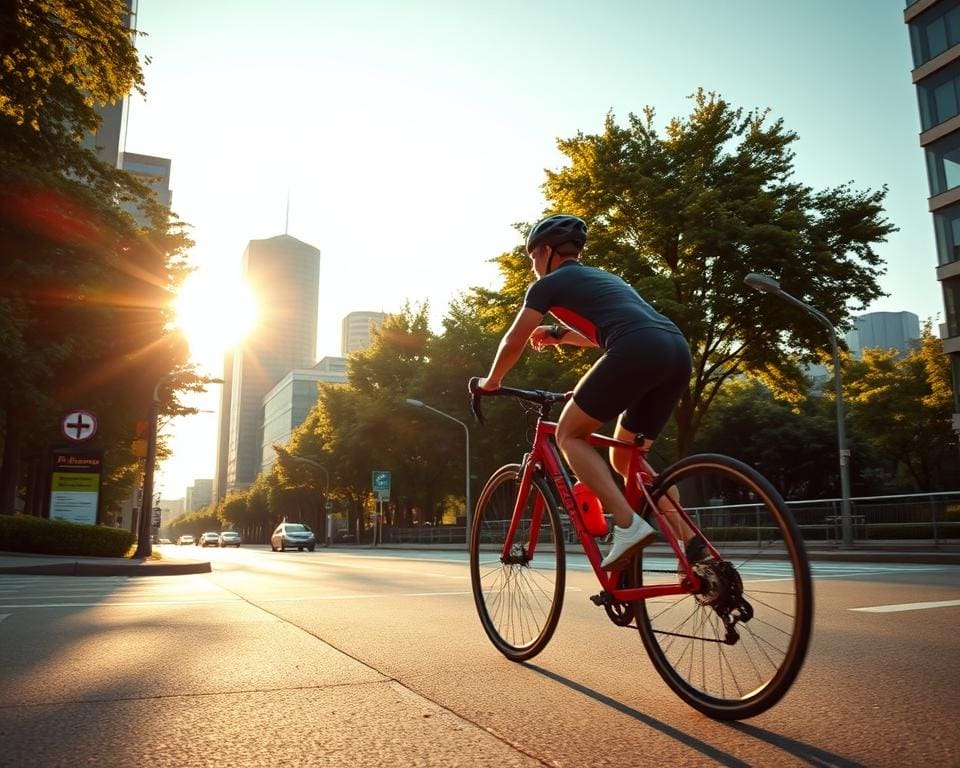 is fietsen naar werk beter dan sporten