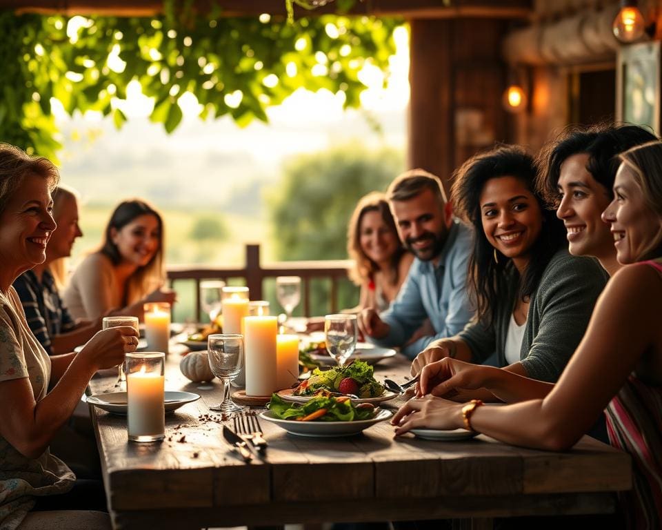 voordelen van gezamenlijk eten voor hartslag