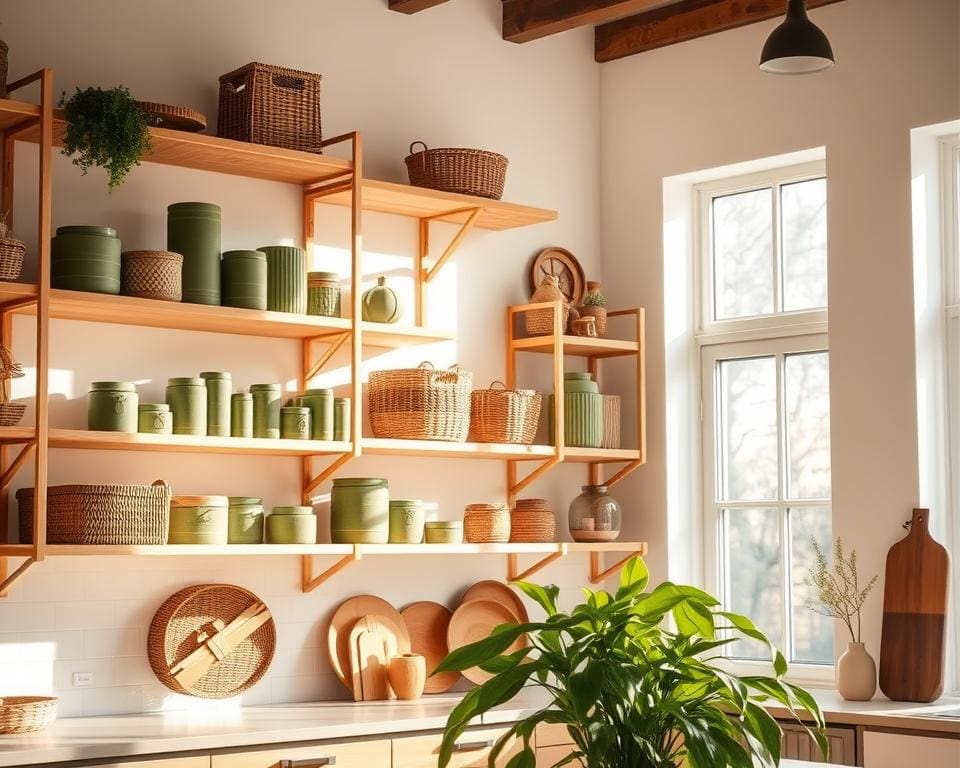 Wat zijn groene keuzes voor opbergrekken?