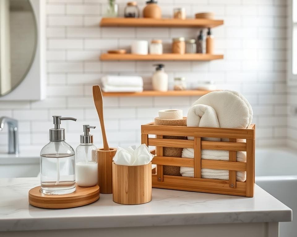 Wat zijn herbruikbare producten voor de badkamer?