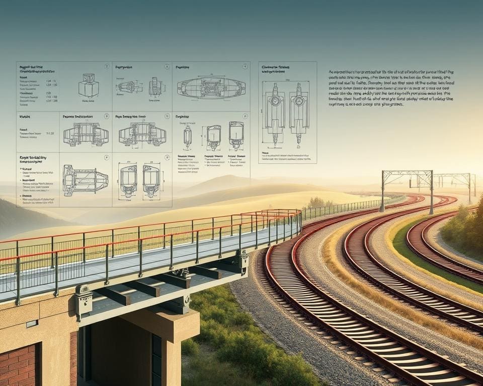Wat zijn regels voor bruggen boven spoorlijnen?