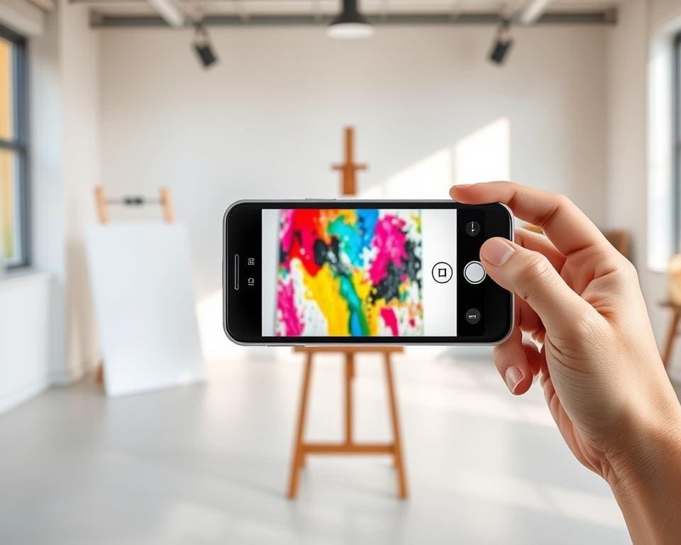 Hoe digitaliseer je je schilderij met je telefoon?