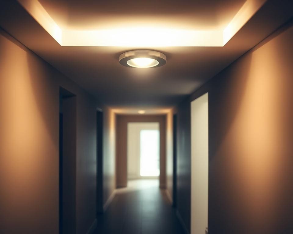 Hoe werkt een lichtsensor in de gang of hal?