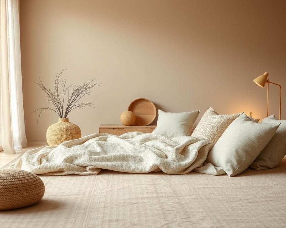 neutrale kleuren en rustgevende tinten in interieurkleuren