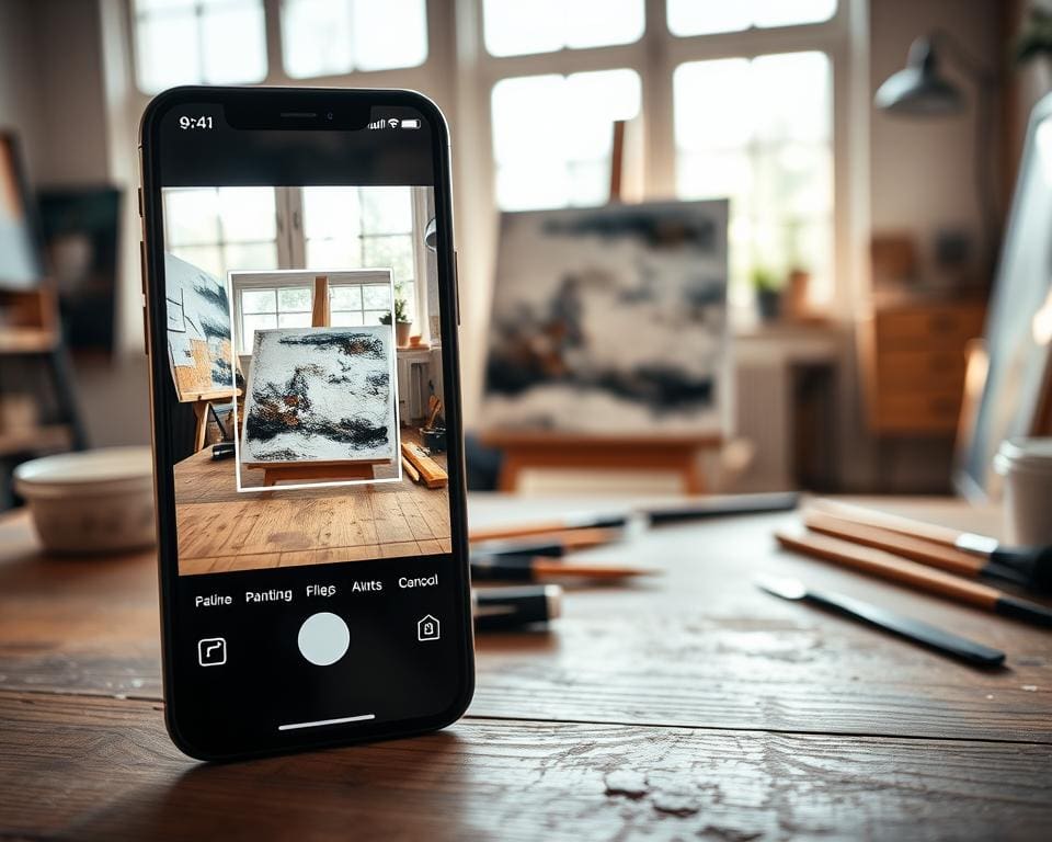 schilderij digitaliseren app