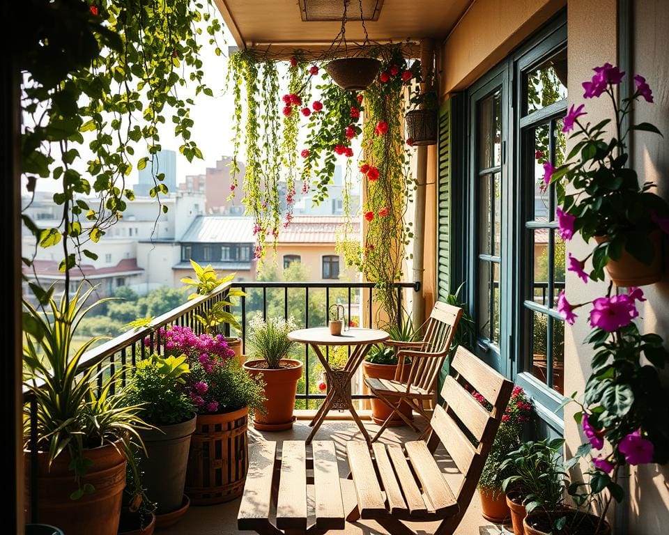 Inspiratie voor compacte balkons en terrassen