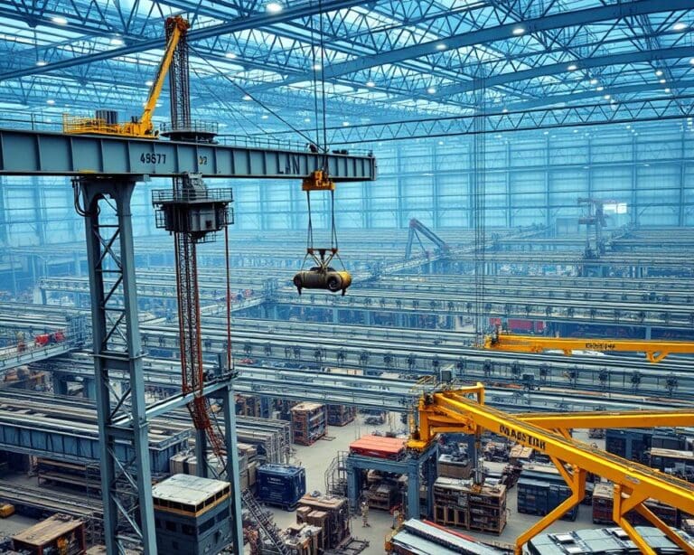 Kranen en hijssystemen voor productie