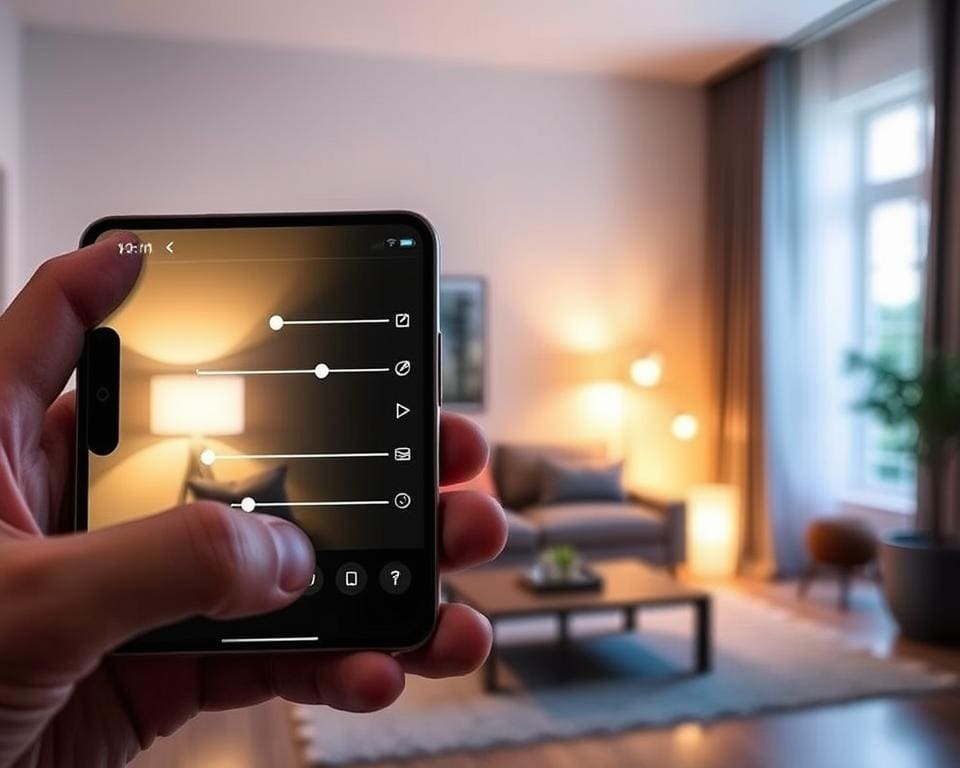 Licht schakelen met smartphone