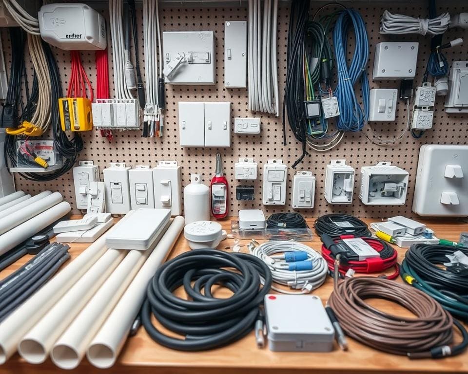 gebruik installatiemateriaal