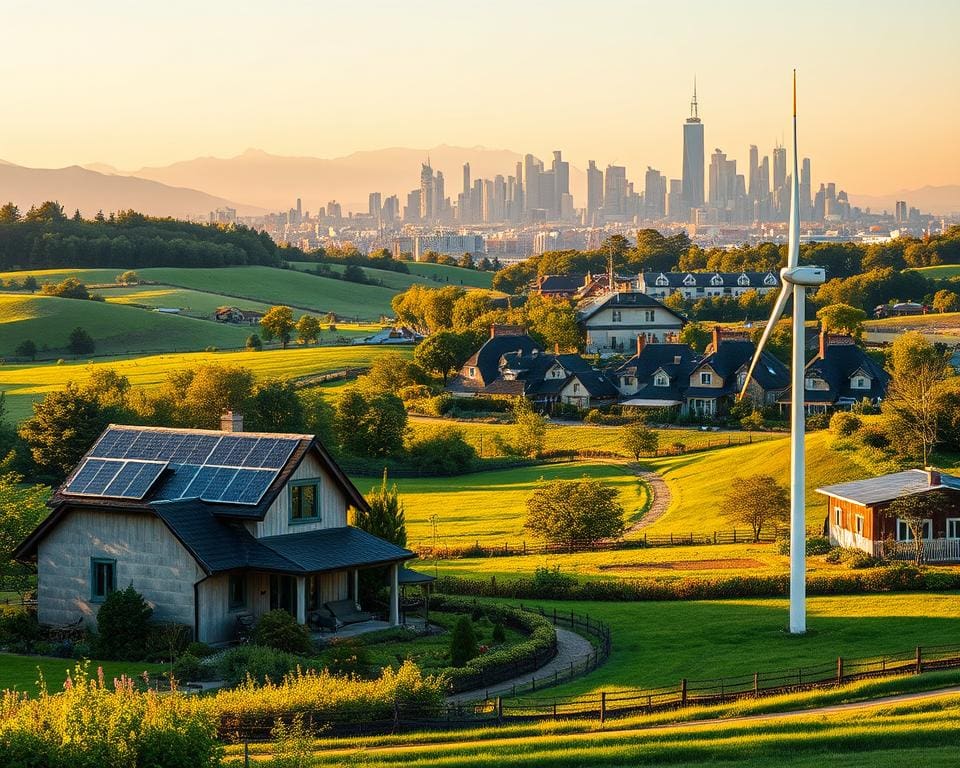 Duurzaam wonen in de stad en op het platteland