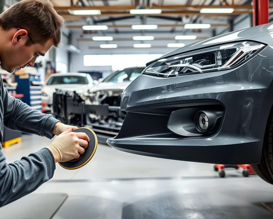 Hoe werkt bumper reparatie zonder volledig spuiten?