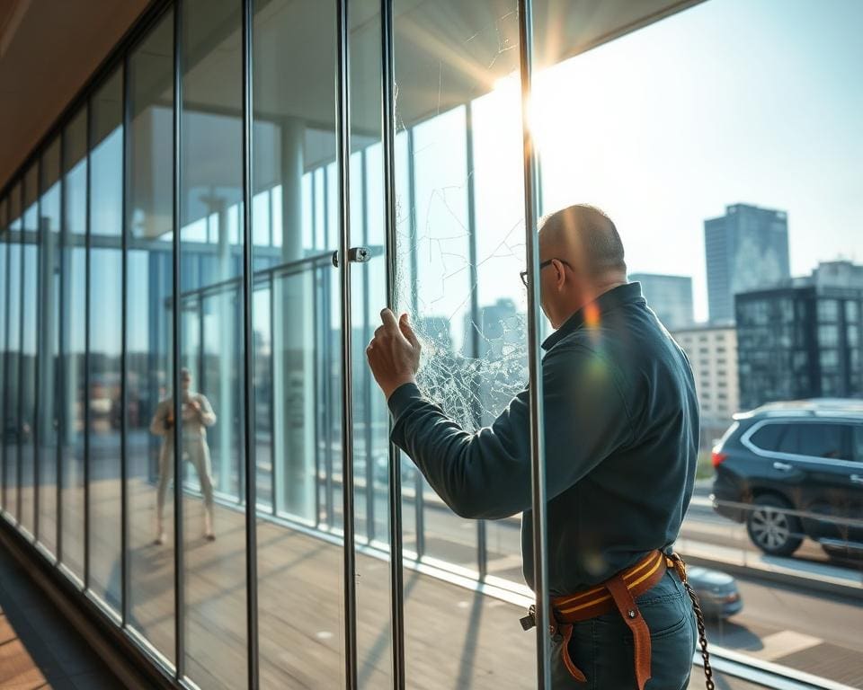 Glaszetter nodig voor snelle herstellingen aan bedrijfspanden