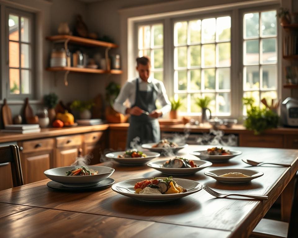 Hoe breng je harmonie tussen koken en eten?