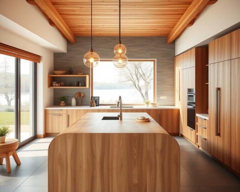 Hoe maak je een moderne keuken toch warm?