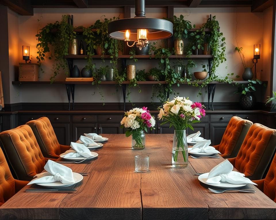 Op welke manier geef je de eettafel extra flair?