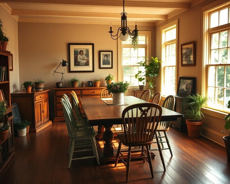 Op welke manier geef je een eetkamer karakter?