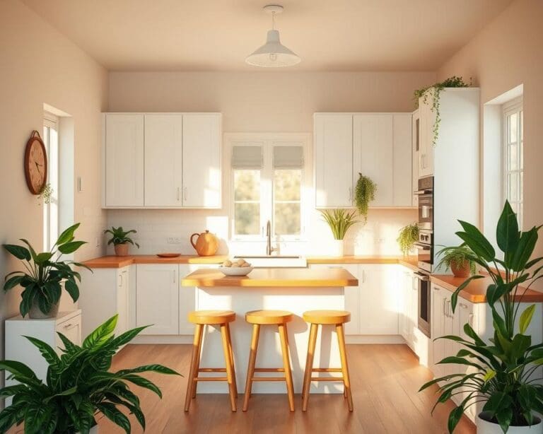 Waarmee breng je warmte in een witte keuken?