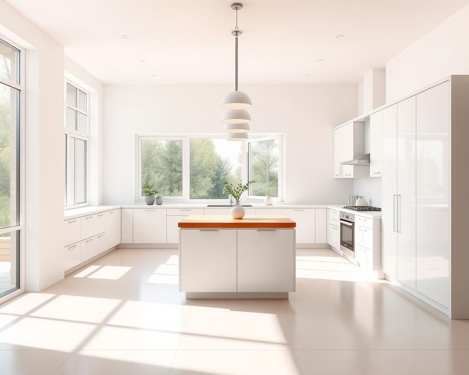 Waarmee maak je een compacte keuken ruimtelijk?