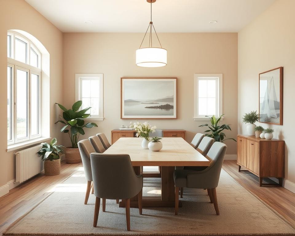 Waarom kiezen voor neutrale tinten in eetkamers?