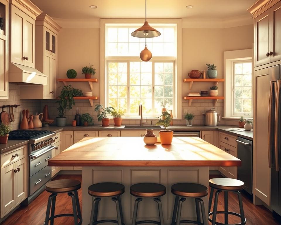 Wat maakt een keuken met eiland gezelliger?