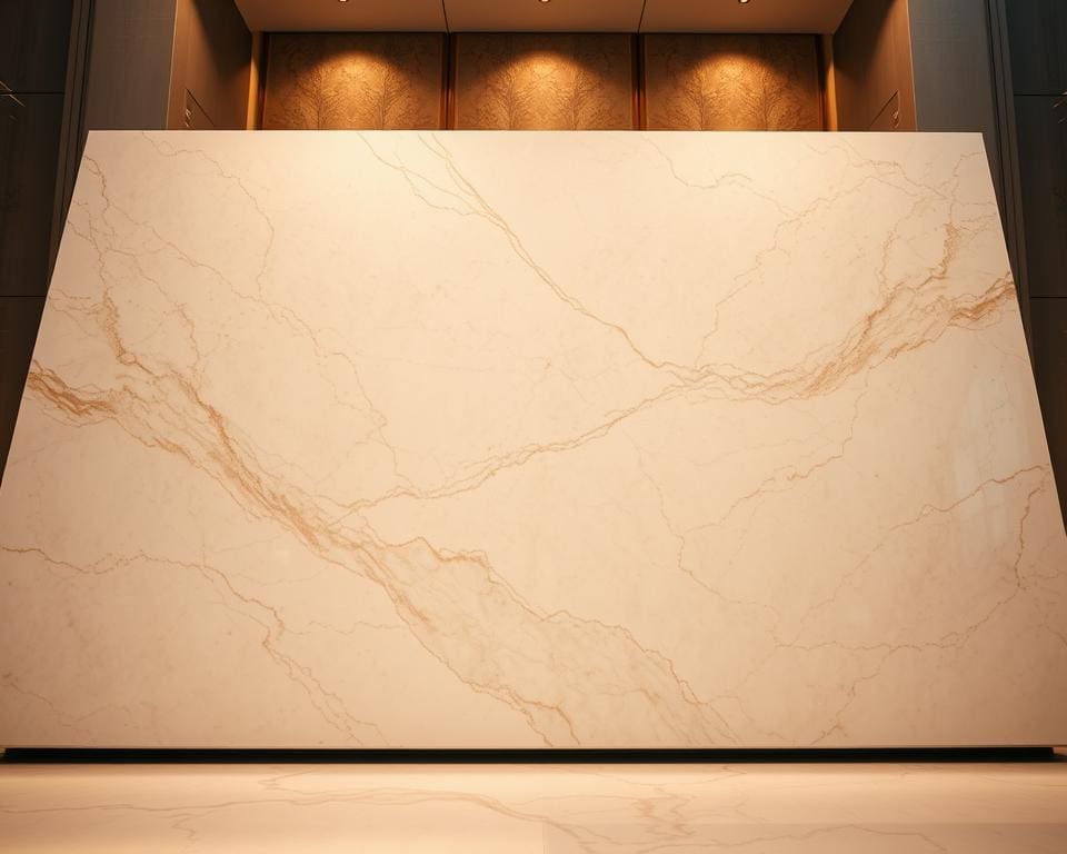 Wat maakt een marmeren blad luxueus?