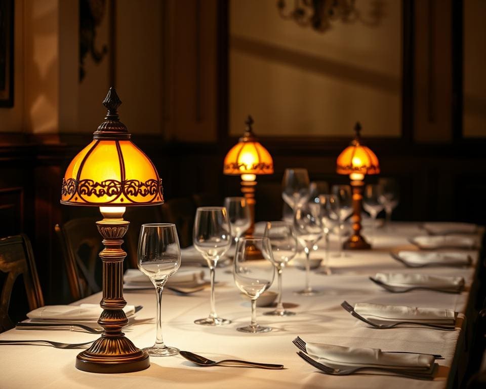 Welke lampen werken sfeervol bij dinerlicht?