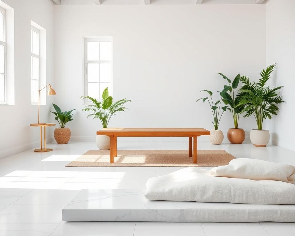 Welke materialen combineren goed met wit?