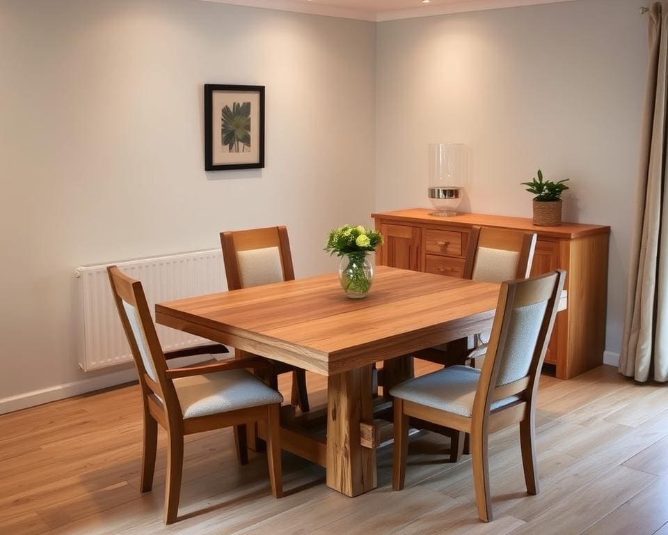 Welke stoelen passen bij een houten tafel?